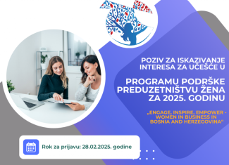 Otvoren poziv za program podrške preduzetnicama u RS
