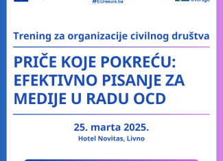 Priče koje pokreću: Efektivno pisanje za medije u radu OCD