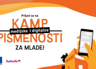 Prijavi se na Kamp medijske i digitalne pismenosti za mlade!