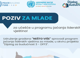 POZIV ZA MLADE za učešće u programu jačanja liderskih vještina