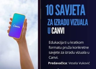 Besplatna edukacija: 10 savjeta za izradu vizuala u Canvi