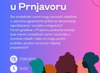 Dođi na Forum građana u Prnjavoru!