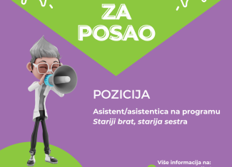 Asistent/asistentica na programu Stariji brat, starija sestra