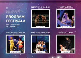 SUTRA POČINJE 9. MEĐUNARODNI TEATARSKI  FESTIVAL LJETNE VEČERI STUDIO TEATRA