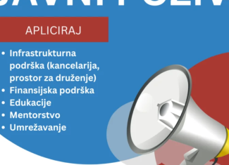 Objavljen Javni poziv: Finansijski poticaj sa inkubacijom