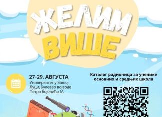 Otvorene prijave za ljetnji kamp “Želim više”