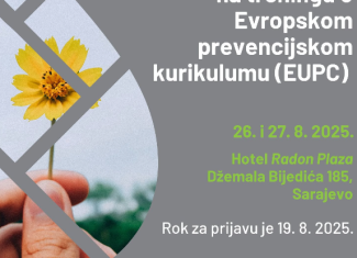 Najvažnija obuka o prevenciji ovisnosti je opet u Sarajevu