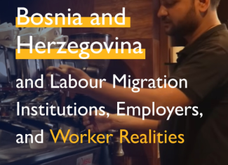How does Bosnia and Herzegovina manage the employment of foreign workers?