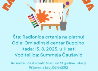RADIONICA CRTANJA NA PLATNU