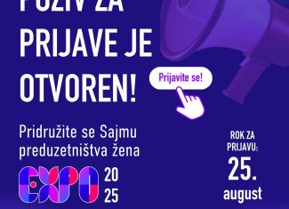 Prijavite se na Regionalni Sajam preduzetništva žena EXPO 2025 – podsjećanje