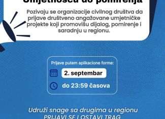 Regionalni konkurs „Umjetnošću do pomirenja“