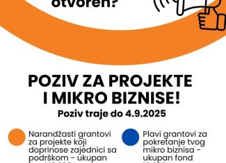 Omladinska banka Doboj Jug: Poziv za apliciranje projekata kroz narandzaste grantove je otvoren!