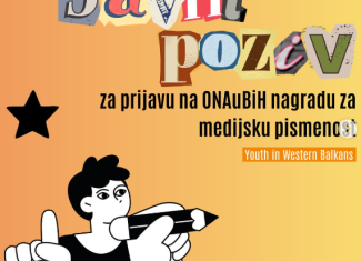 Omladinska novinska asocijacija u BiH raspisuje javni poziv za ONAuBiH nagradu za medijsku pismenost