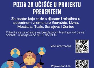 Poziv za učešće na projektu Preventeen