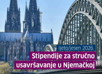 Stipendije za stručno usavršavanje u Njemačkoj – ljeto/jesen 2026.