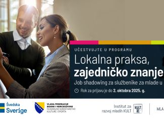 Javni poziv: Job shadowing za službenike za mlade „Lokalna praksa, zajedničko znanje!“