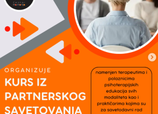 Ponovo u našem Centru organizujemo KURS IZ PARTNERSKOG SAVETOVANJA