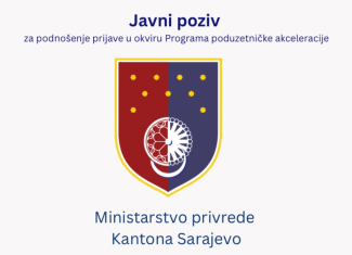 Javni poziv za učešće u Akceleracijskom programu za startup-e Kantona Sarajevo