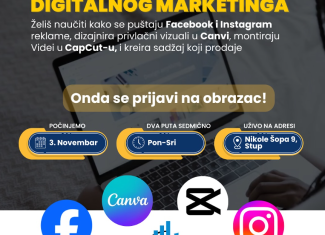 Besplatna edukacija iz digitalnog marketinga za mlade!