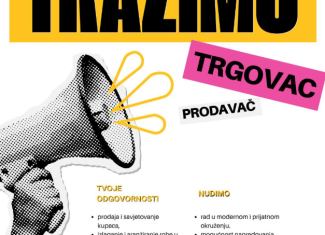 TRAŽIMO NOVOG ČLANA TIMA!