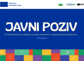 REDAH otvara javni poziv za konsultante za učešće na obuci pripreme i izrade poslovnih planova