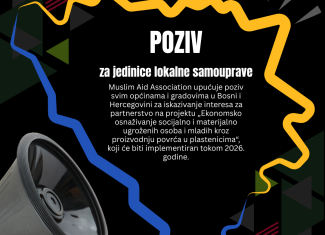 JAVNI POZIV Ekonomsko osnaživanje socijalno i materijalno ugroženih osoba i mladih