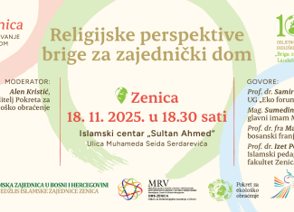 Najava okruglog stola „Religijske perspektive brige za zajednički dom“