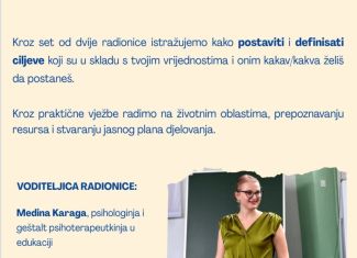Počinje drugi serijal radionica: Postavljanje ciljeva (UNSA)