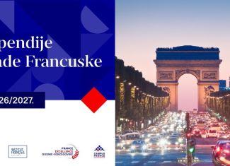 Stipendije Vlade Francuske za 2026. godinu