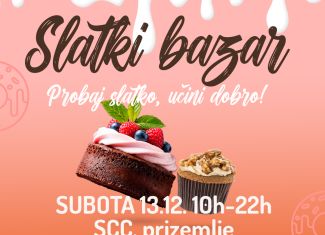 Slatki bazar u subotu u SCC-u: Zasladite dan i pomozite ljudima u potrebi