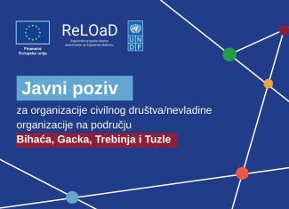 Javni pozivi organizacijama civilnog društva sa područja Bihaća, Gacka, Trebinja i Tuzle