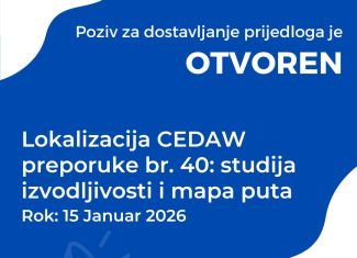 Otvoren je poziv za dostavljanje prijedloga!