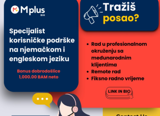 Specijalist korisničke podrške (njemački i engleski jezik)