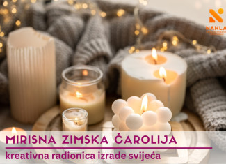 Mirisna zimska čarolija – kreativna radionica izrade svijeća