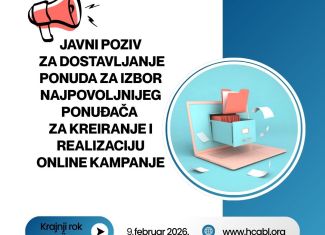 Javni poziv za dostavljanje ponuda za izbor najpovoljnijeg ponuđača za online kampanje