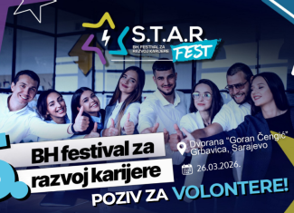 Prijavi se i postani volonter/ka 5. STARfesta - festivala za razvoj karijere!