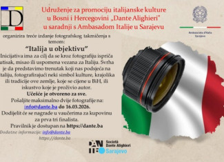 Fotografski konkurs “Italija u objektivu” Udruženja Dante Alighieri