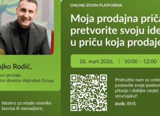 Poziv na webinar za mlade u biznisu: Moja prodajna priča