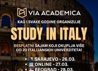 Study in Italy 2026: Sajam obrazovanja i stipendija u Italiji u Sarajevu