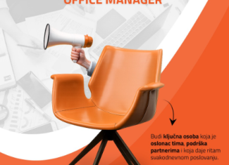 Oglas za posao - Office Manager