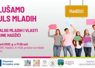 Slušamo puls mladih – Poziv na Dijalog mladih i vlasti u Općini Hadžići