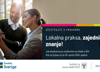 Javni poziv za učešće u programu Job shadowing-a za službenike za mlade u BiH