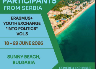Erasmus+ razmena u Bugarskoj: prijavi se za projekat „Into Politics“ vol.3