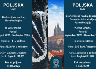 Nove IAESTE prakse u Poljskoj (Lodz)