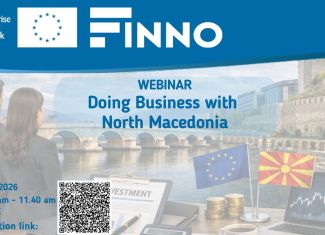 Poziv na FINNO webinar: Poslovne prilike u Sjevernoj Makedoniji i povezivanje kompanija