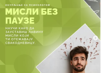 Okupljanje sa psihologom "Misli bez pauze" u Novom Sadu