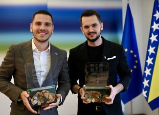 Armin Redžić i Tahir Žustra dobitnici nagrade za najbolje priče o procesu pristupanja BiH u EU
