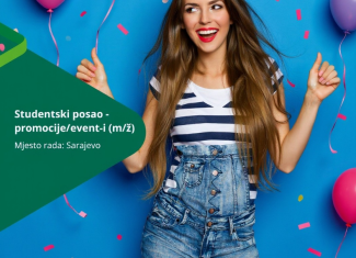 Studentski posao - promocije/eventi (m/ž)