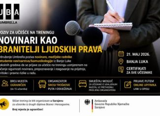 Trening: Novinari kao branitelji ljudskih prava, sigurnost i zaštita u praksi