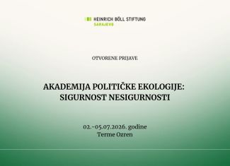 POZIV - AKADEMIJA POLITIČKE EKOLOGIJE: SIGURNOST NESIGURNOSTI